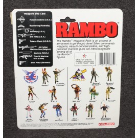 Rambo Coleco 1986 Weapons Pack Figure Accessories MOC