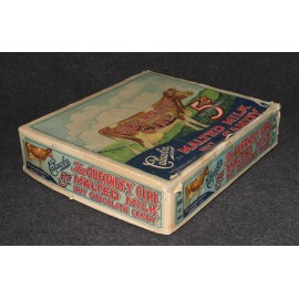 Catawba Malted Milk Chocolate Nut Candy Display Box Guernsey Girl 1930s