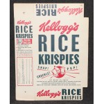 Kellogg's Rice Krispies Jiggle Movies Sample Box Flat 1949