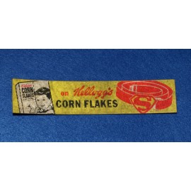 Kellogg's 1955 Cereal Corn Flake's Superman Belt Shelf Talker Vari-Vue Flasher