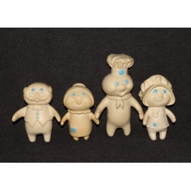 Advertising Figure Pillsbury Doughboy Poppin Fresh 1970s 80's 90s Lot B