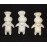 Advertising Figure Pillsbury Doughboy Poppin Fresh Set x3 1971 1995 Variants