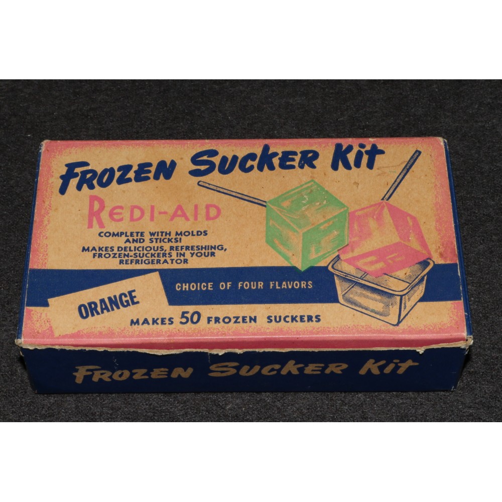 Frozen Food Redi-Aid 1950'S Sucker Kit Pop Bottle Vintage