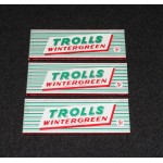 Gum Trolls Vintage 1960'S 5 Cents Wintergreen x3 Packs NOS