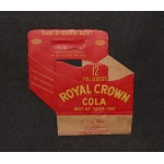 Royal Crown 1950's Cola Bottle Carton Carrier Soda Pop A