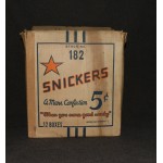 Mars Candy Bars Snickers Vintage 1950's Empty Shipping Box 12 Boxes Count