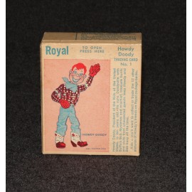 Howdy Doody Royal Dessert Trading Cards 1/16 Unopened #1 Chocolate Pudding