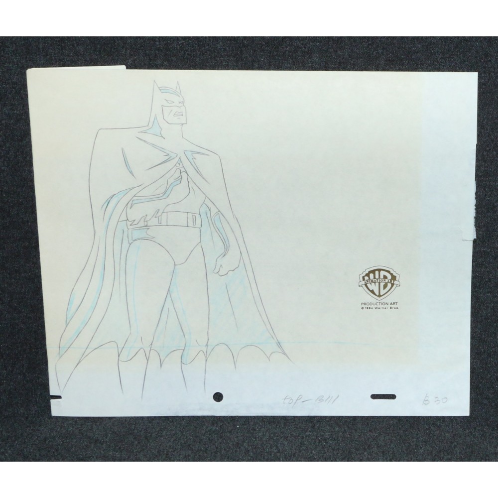 Batman BTAS The Animated Series 1994 WB Exclusive Production Drawing Clown