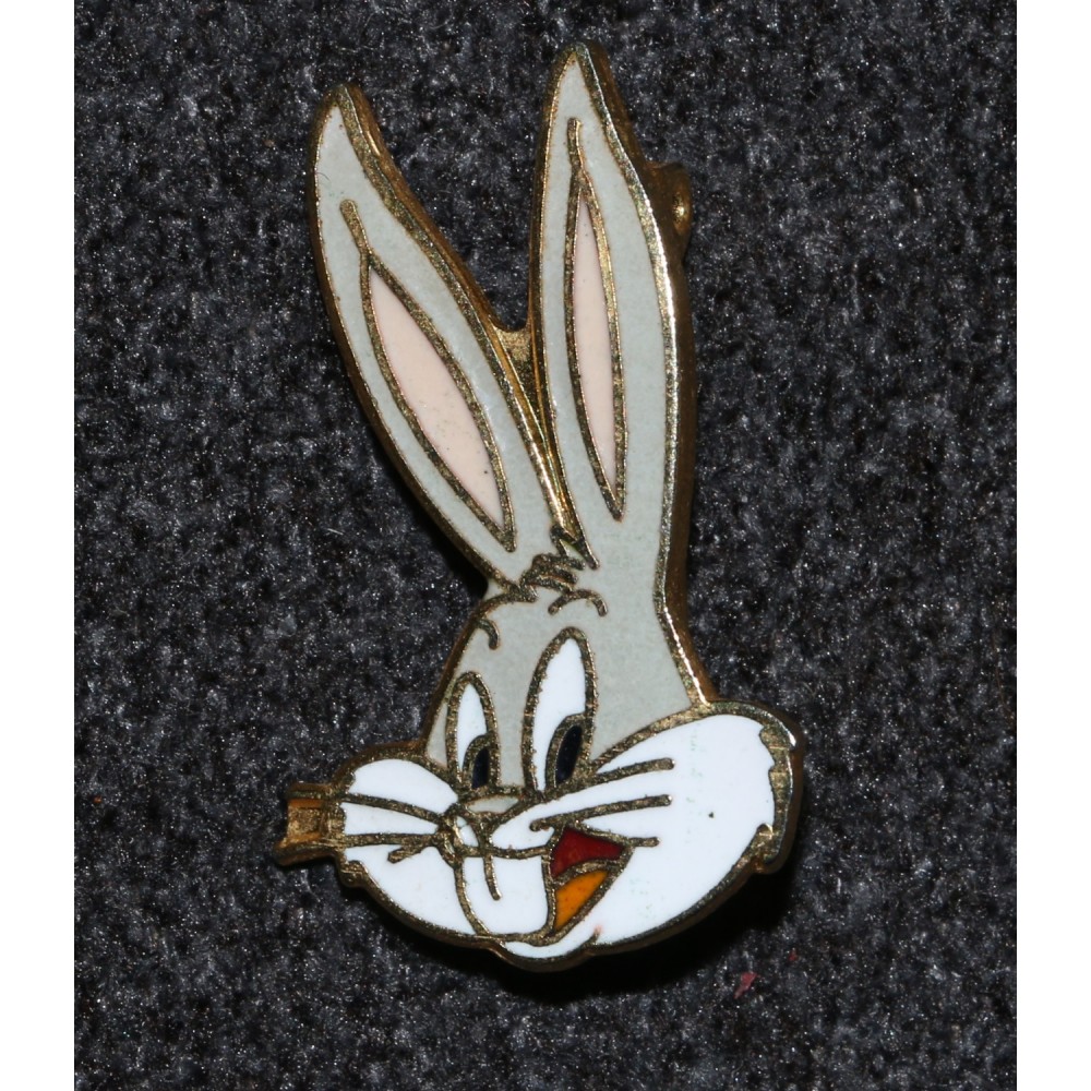 Warner Bros Enamel Pin Bugs Bunny Face Side Profile 1993