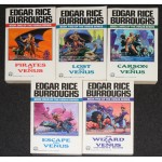 Edgar Rice Burroughs Ballantine 1991 Venus Series 1st Edition x5 Set