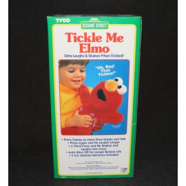 Sesame Street Tyco Tickle Me Elmo Plush Toy 1996 New In box