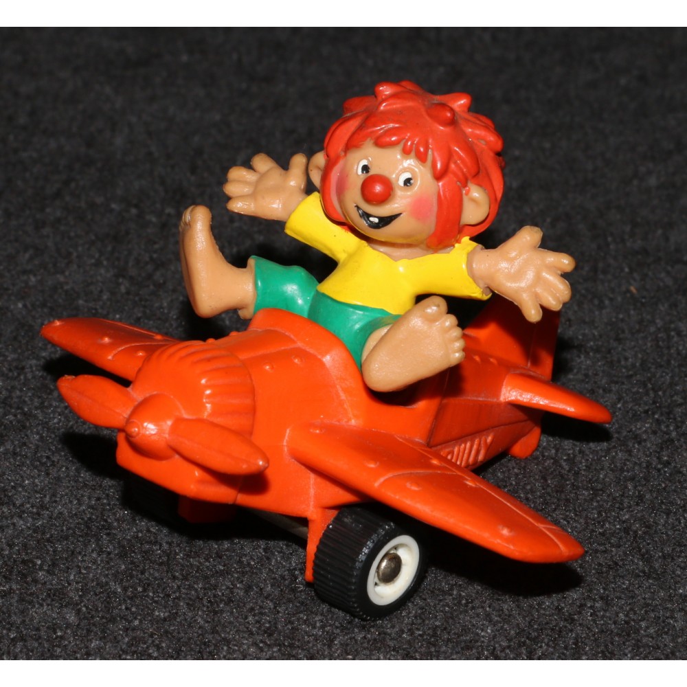 Pumuckl D-Bully Airplane Orange Hands Up