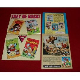 Disney Barks Promo Poster Lot Store Owners Promotional 1980s