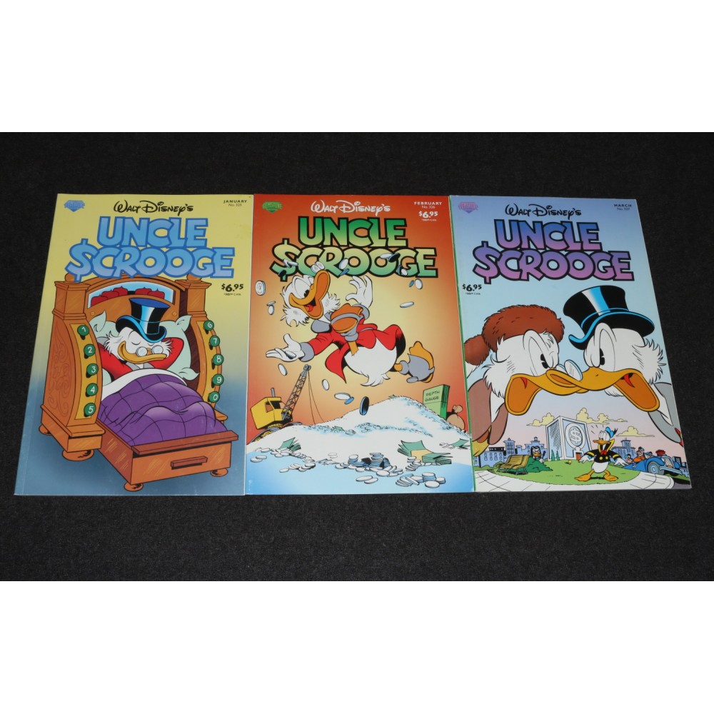 Disney Gemstone Walt Disney Comics Double Size Issues Uncle Scrooge 325 326 327