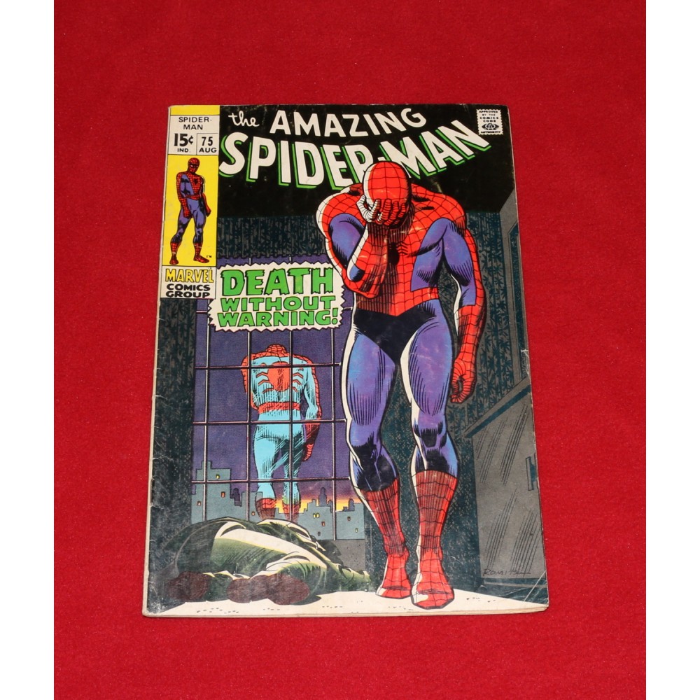 Marvel Comics Amazing Spider-Man 1969 #75 Buscema Death Silvermane