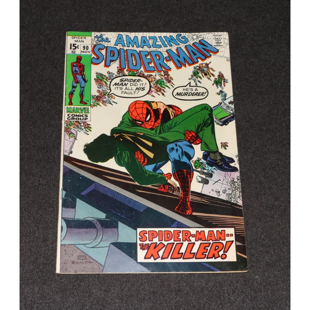 Marvel Comics Amazing Spider-Man 1969 #90 Romita Death Captain Stacy