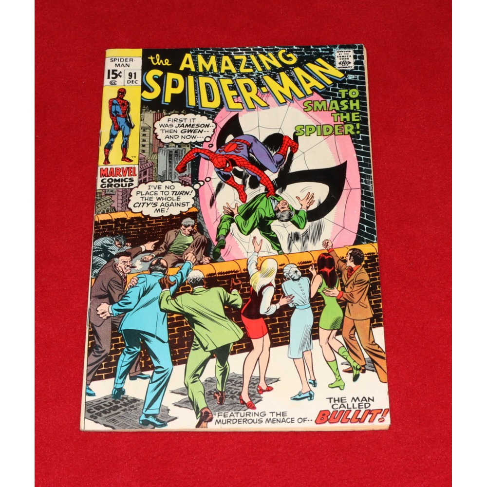 Marvel Comics Amazing Spider-Man 1970 #91 Romita