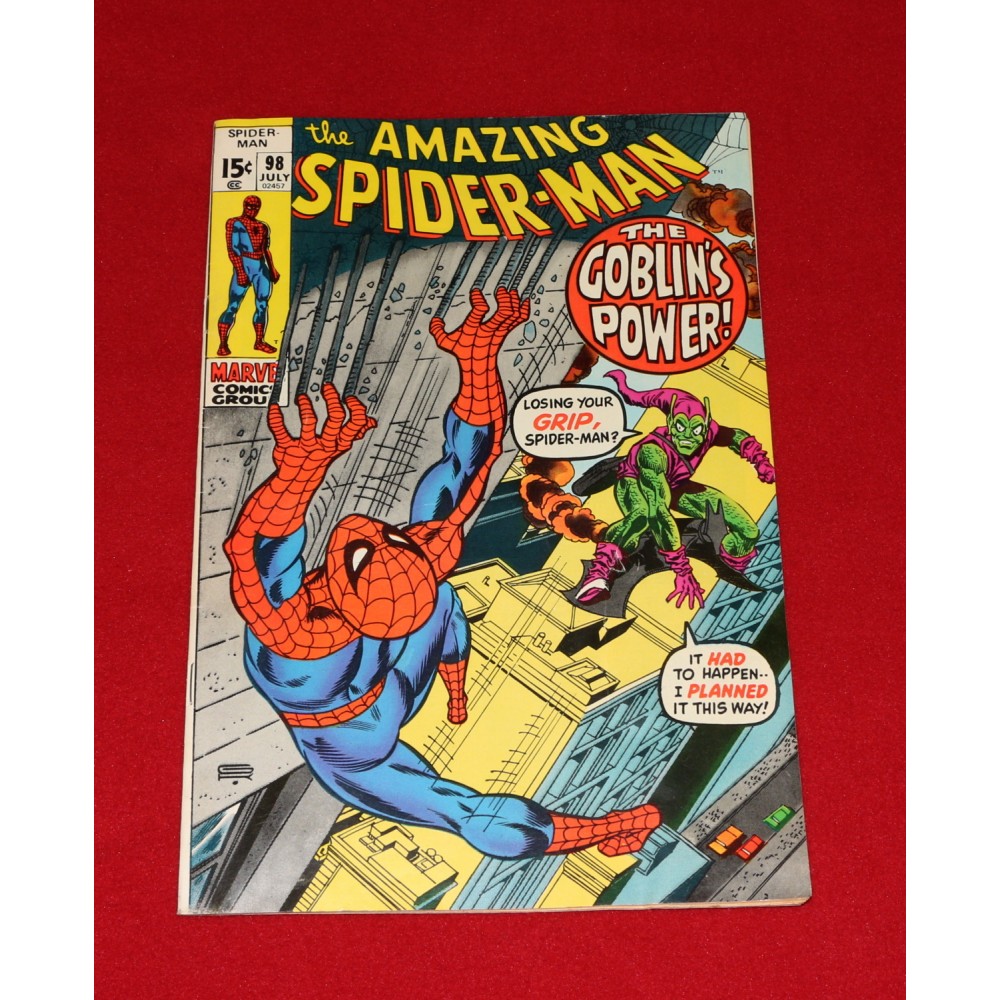 Marvel Comics Amazing Spider-Man 1971 #98 Romita Green Goblin