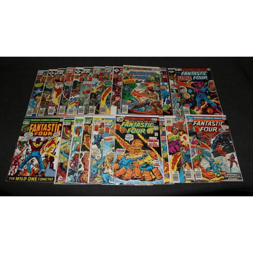 Marvel Comics Fantastic Four Bronze Age Lot A x24 Between 136 - 210