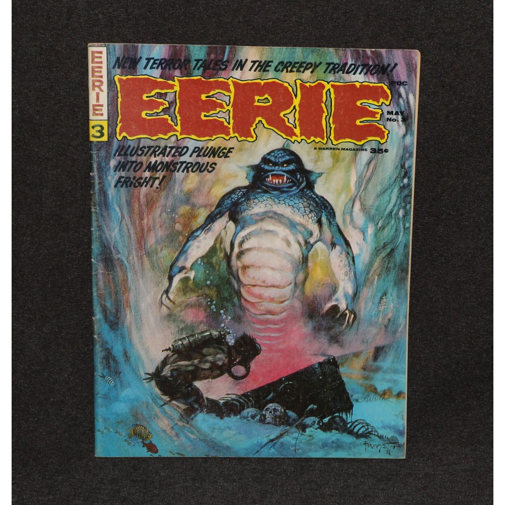 Monster Magazine Warren Eerie #3 Frazetta Cover