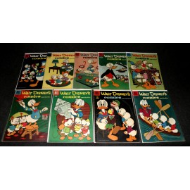 Dell Walt Disney Comics and Stories Run  x24 1950s Donald Duck & Family