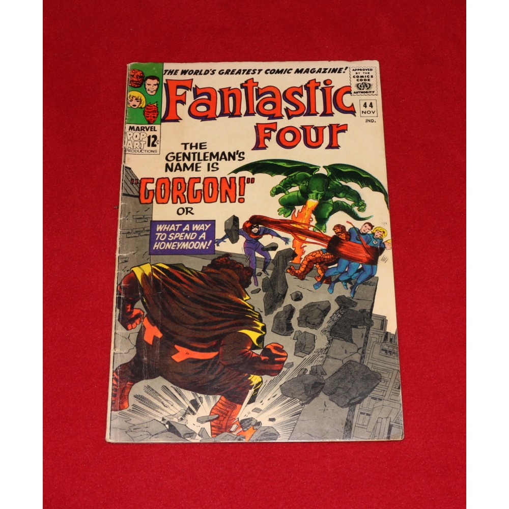 Marvel Comics Fantastic Four 1965 #44 Kirby 1st Gorgon