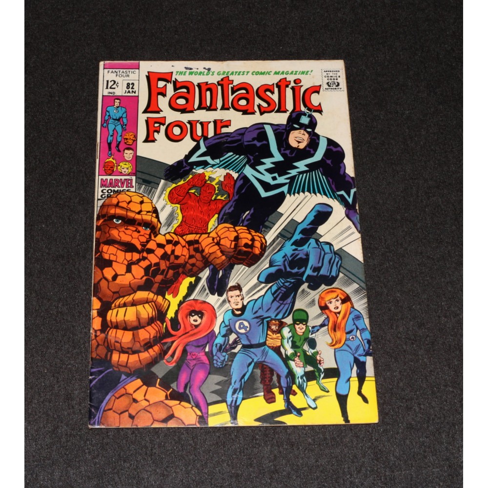 Marvel Comics Fantastic Four 1969 #82 Kirby Inhumans 1st Zorr