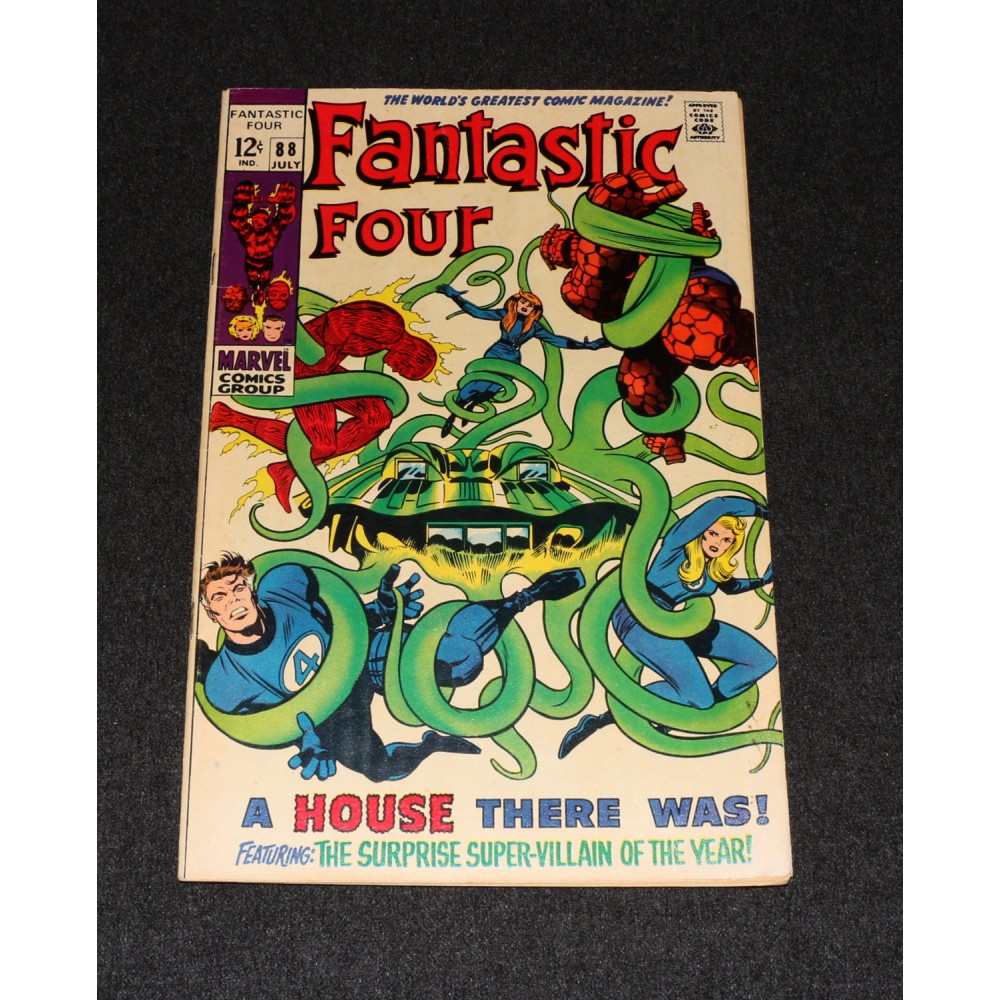 Marvel Comics Fantastic Four 1969 #88 Kirby Mole Man A