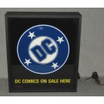 Comic Shop 1989 Dealer Store Display DC Comics Lighted Sign