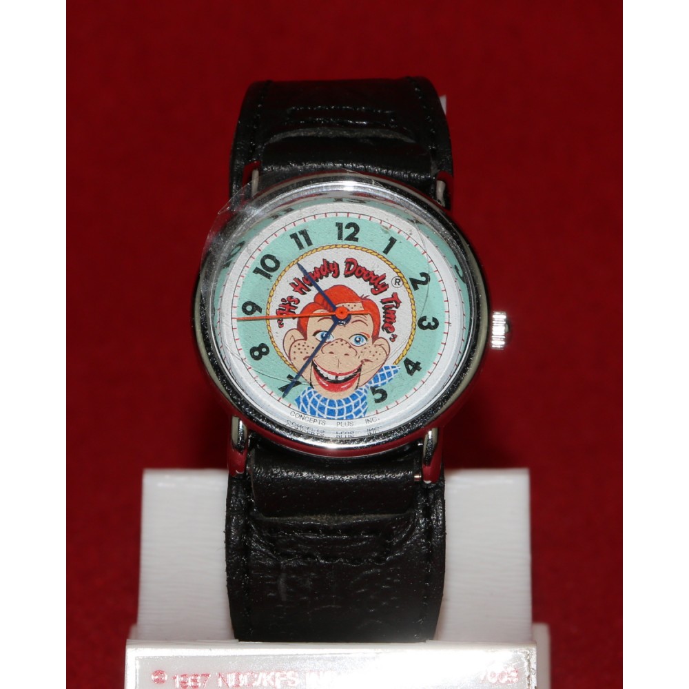 Howdy Doody Time 1987 Wristwatch Watch NBC Television Show Blue Ring MIB