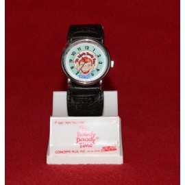 Howdy Doody Time 1987 Wristwatch Watch NBC Television Show Blue Ring MIB