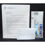 Disney 1990's Beauty And The Beast Digital Watch x2 RECALL Package Letter