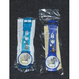 Disney 1990's Beauty And The Beast Digital Watch x2 RECALL Package Letter