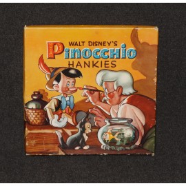 Disney Pinocchio 1939 Hankies Boxed Blue Fairy Lampwick Set Unused