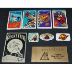 Rocketeer Movie Premiere 1991 Set Passport Pins x9 Items