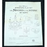 Disney Disneykins Sword in the Stone Play Set Instructions Original