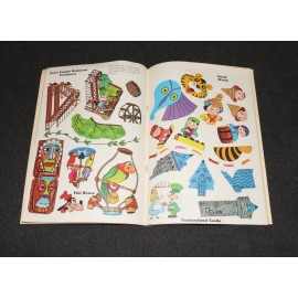 Disney 1968 Disneyland Sticker Book Whitman Paper Dolls #2173 A