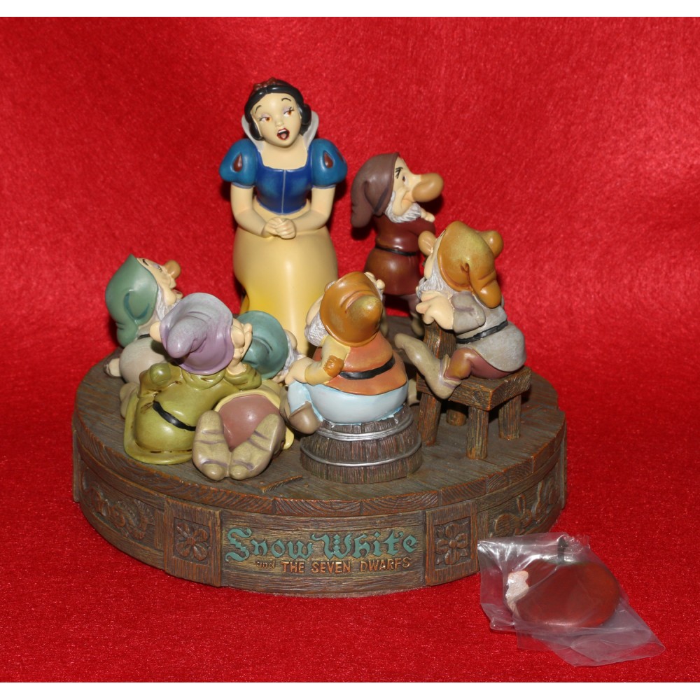 Disney Snow White & Seven Dwarfs 2000 Pin Box Markrita Statue