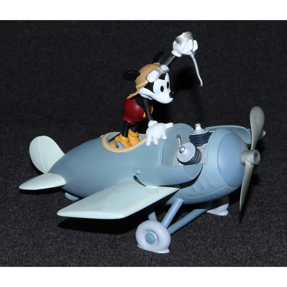 Disney Mickey Mouse Airplane Mechanic Demons & Merveilles Statue