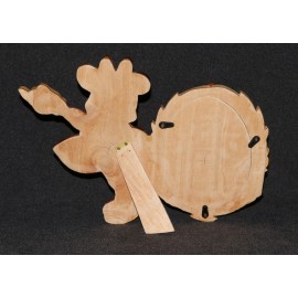 Disney Mickey & Minnie Mouse Intarsia Wood Artwork Decoration Set