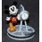 Disney Mickey Mouse Lights Camera Action Clock Statue Figurine