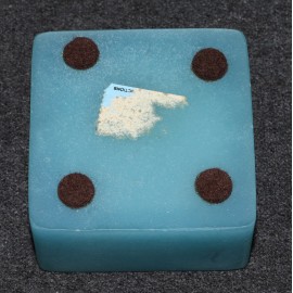 Mickey Mouse Minnie Mouse Carved Soap Stone Cameo Style Blue Trinket Box