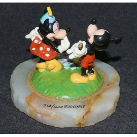 Disney Ron Lee 2000 Mickey Minnie Mouse Duet LE 1,000