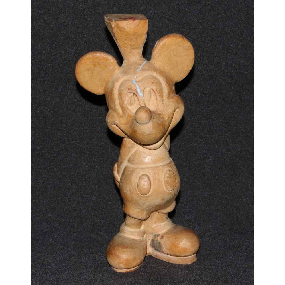 Disney Mickey Mouse Wood Statue Figurine USA 10