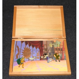 Disney Pin Hunchback of Notre Dame Set 1996 Wooden Boxed