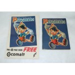 Pinocchio Book 1939 Cocomalt Giveaway Whitman Store Display Poster Set