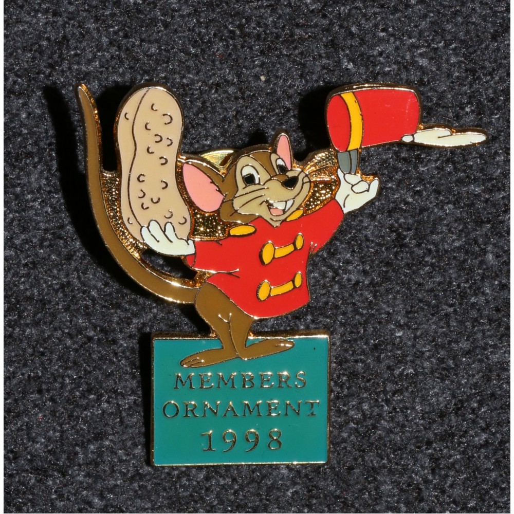 Disney Pin WDCC Dumbo Timothy Mouse Ornament Commemorative Pin 1998