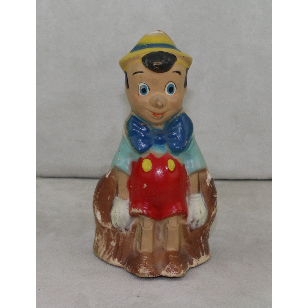 Disney 1940s Pinocchio Composition Bank Crown Toy Manufacturing