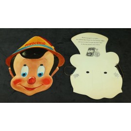 Disney 1939 Pinocchio Gillette Razor Blades Masks Set of 2 Premium Jiminy