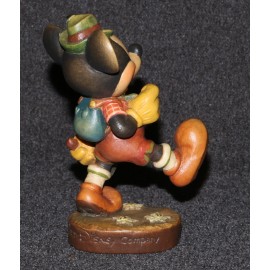 Disney Anri 1988 Mickey Mouse Statue German Alpine Wood Carving 4